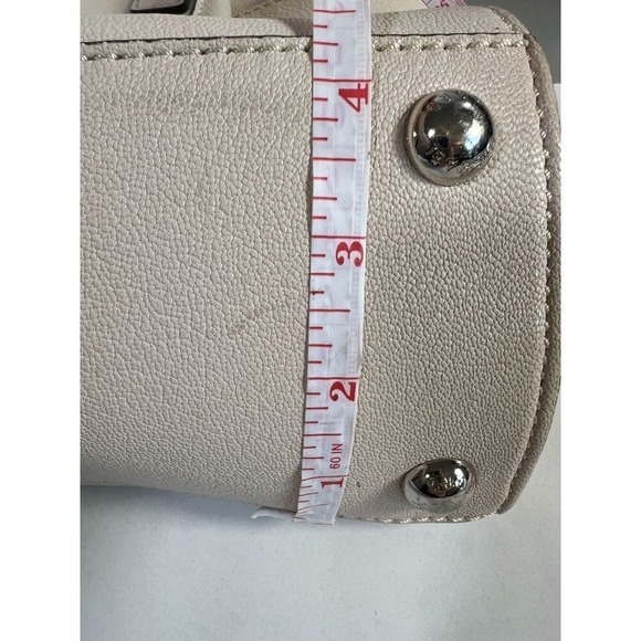 Michael Kors Hamilton Vanilla Leather Tote Shoulder Bag Purse Snap Close - Picture 13 of 16